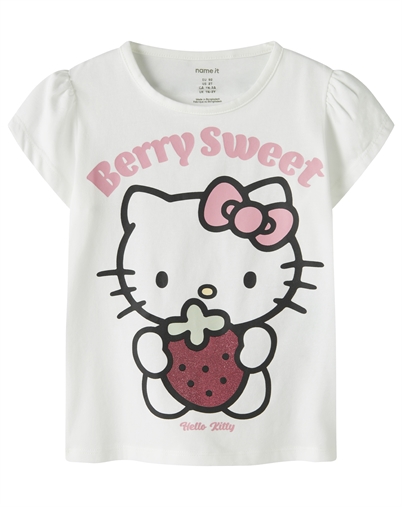 Name It - NMFasda Hello Kitty Top - Bright White